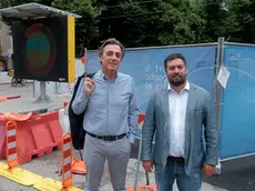 Il sindaco Sergio Giordani e l’assessore Andrea Ragona