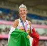 Nadia Battocletti dopo il successo sui 5000 metri agli Europei
