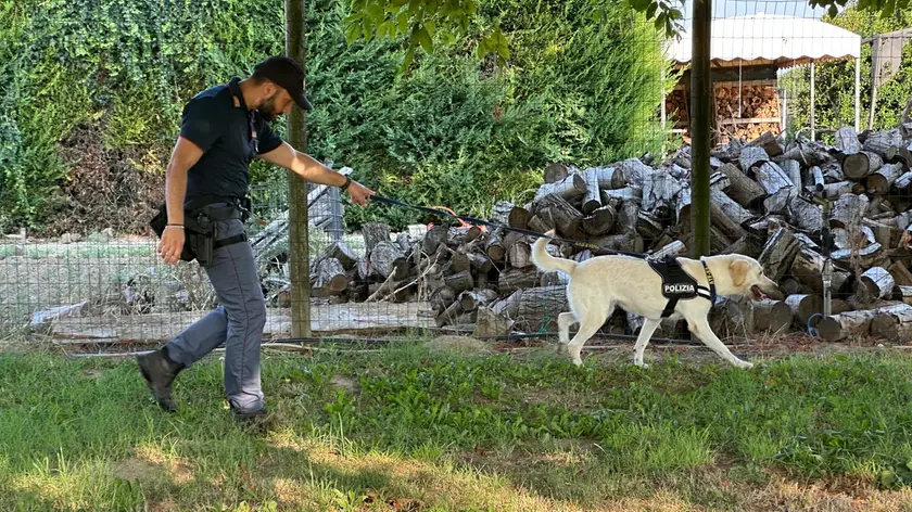 Un momento dell'operazione di controllo
