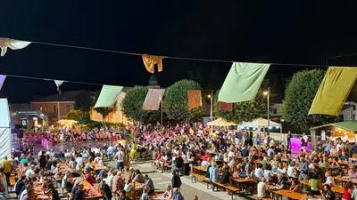 La festa del villeggiante in piazza Perlasca a Teolo