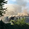 L'abitazione andata a fuoco in via Fermi a Campo San Martino