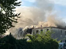 L'abitazione andata a fuoco in via Fermi a Campo San Martino