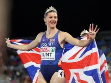 L'atleta britannica Amy Hunt
