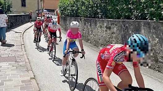 Alcuni giovani atleti in gara(da Facebook di Ciclistica Monselice)