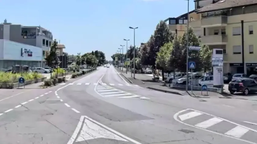 La via dove è avvenuto l’arresto del trentenne evaso dai domiciliari