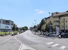 La via dove è avvenuto l’arresto del trentenne evaso dai domiciliari