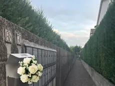 Il vialetto d’accesso dell’appartamento di Tania (foto Pòrcile)