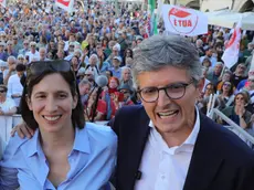 Martella e Schlein durante la campagna elettorale a Venezia