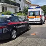 Carabinieri e Suem 118 sul luogo della tragedia ad Este