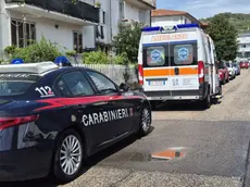 Carabinieri e Suem 118 sul luogo della tragedia ad Este