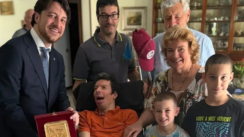 Diego Gillino il giorno del suo 53esimo compleanno