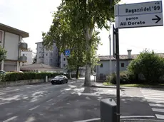 Il punto in cui è avvenuto l'investimento in auto