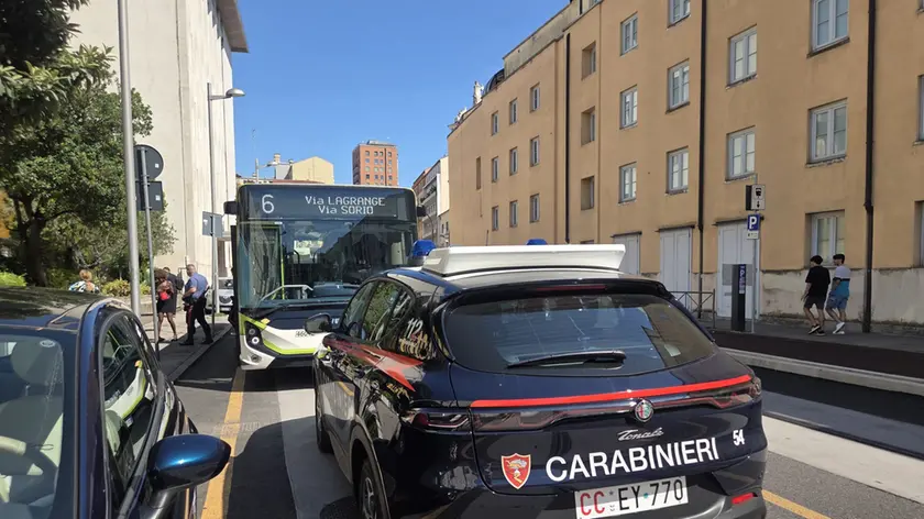 I carabinieri in corso Milano a Padova