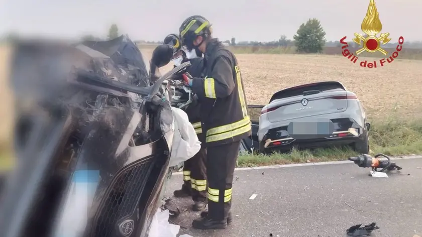 I soccorsi dei vigili del fuoco