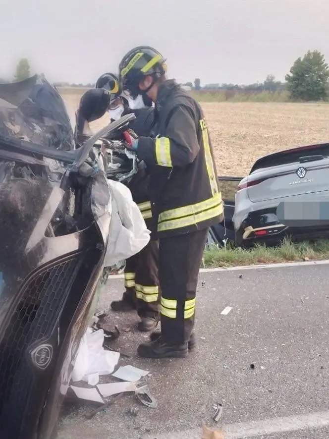 I soccorsi dei vigili del fuoco
