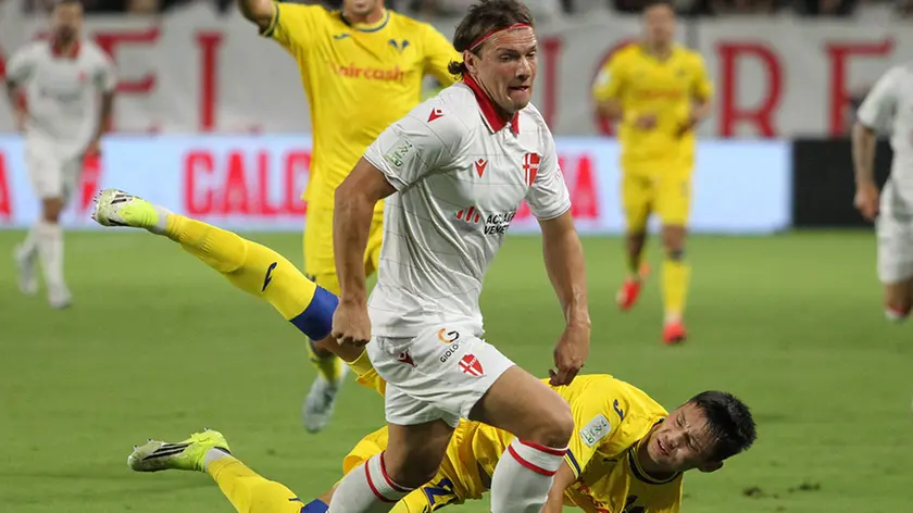 Un momento di Padova-Hellas Verona (foto Piran)