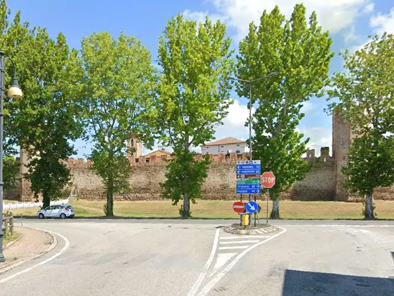 Il punto dove è avvenuto l'incidente