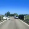 Le due auto coinvolte nell'incidente