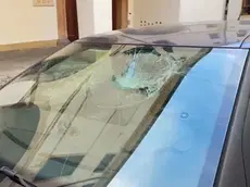 L'auto su cui viaggiava la donna aggredita