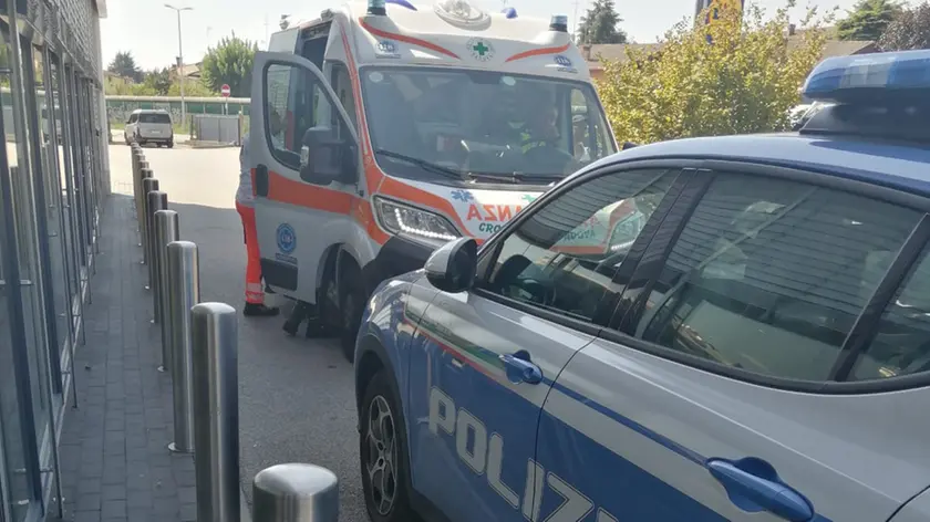 Polizia e Suem intervenuti al supermercato