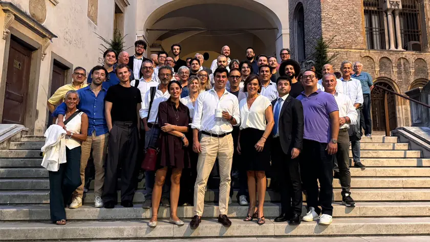 Due momenti dell’evento «Veneto chiama Europa»