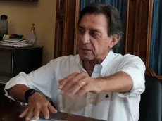 Il sindaco Giordani durante l'intervista