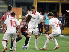 Un momento della partita in casa Cremonese