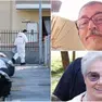 I rilievi di polizia scientifica. A lato, Enrico Marigo e Maria Zanasca