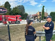 L'intervento dei vigili del fuoco (foto Piran)