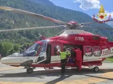 Drago, l'elicottero dei vigili del fuoco ha permesso il ritrovamento del corpo dell'uomo