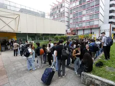 Studenti universitari in attesa dell’inizio delle lezioni