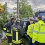 L'intervento dei vigili del fuoco