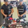 Il bottino recuperato dalla polizia