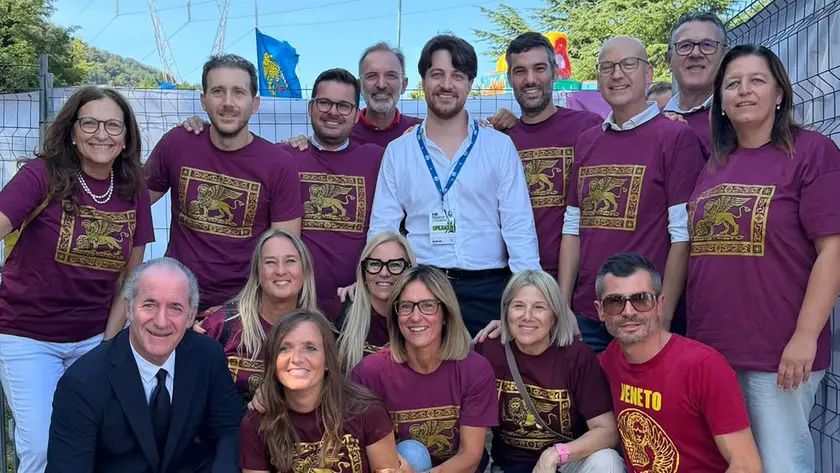 Foto di gruppo per i veneti