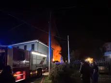 L'incendio nella rimessa