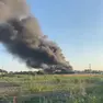 L'incendio a Solesino