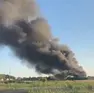 L'incendio a Solesino