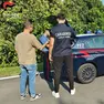 L'intervento dei carabinieri