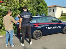 L'intervento dei carabinieri