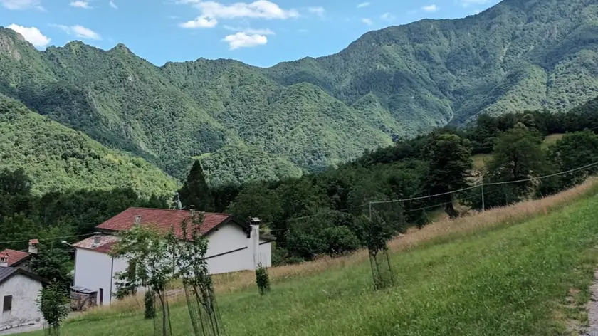 Una veduta della Valle di Seren, beneficiata dal finanziamento