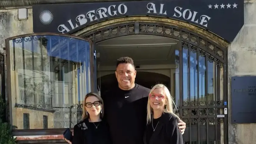 Ronaldo Luís Nazário de Lima ha scelto l’albergo Al Sole ad Asolo