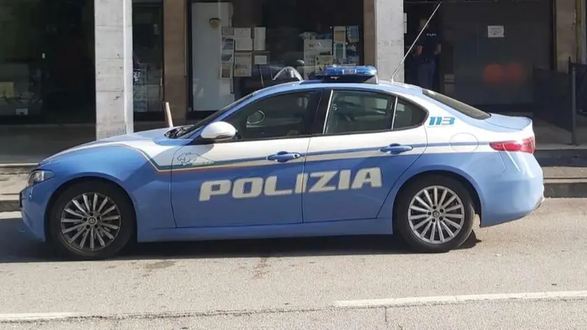 Una volante in via Tommaseo