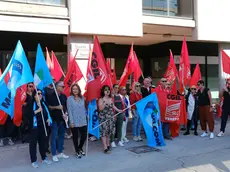 Lo sciopero dei dipendenti della Konecta di Padova