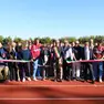 L'inaugurazione della pista di atletica dello stadio Franceschini