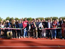 L'inaugurazione della pista di atletica dello stadio Franceschini