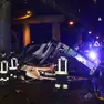 Il bus precipitato dal cavalcavia