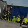 I soccorritori sul luogo dell'incidente
