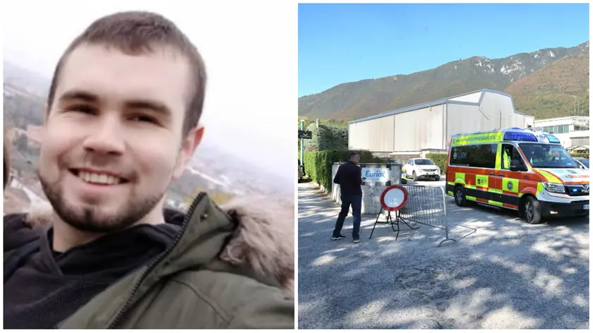 La vittima Daniele Gremes e la sede del caseificio Euriel a Borso