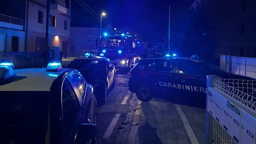 L'intervento di pompieri e carabinieri a Camposampiero