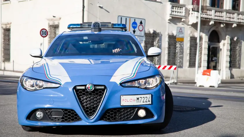 L'intervento della Polizia di Stato